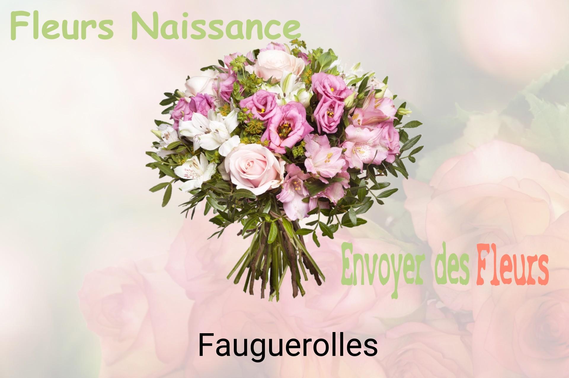 Bouquet de fleurs de naissance livré à Fauguerolles