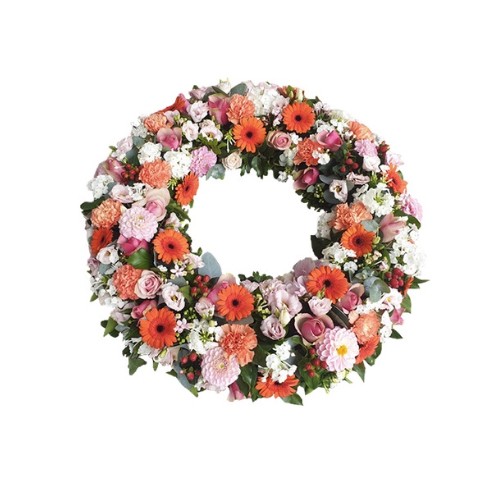 COURONNE DE FLEURS DEUIL FAUGUEROLLES
