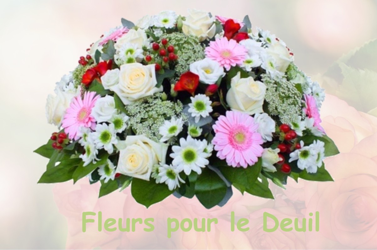 fleurs deuil FAUGUEROLLES